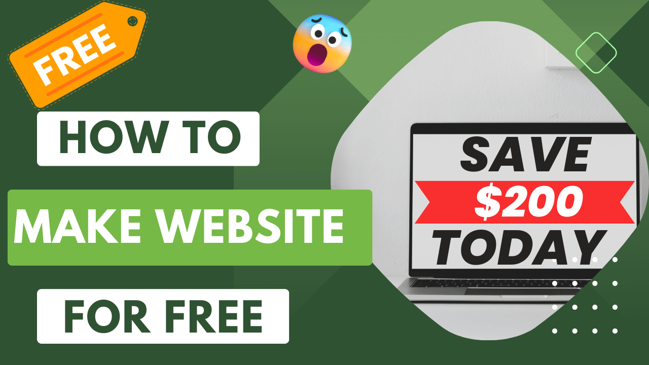 5 Steps To Create A Website For Free